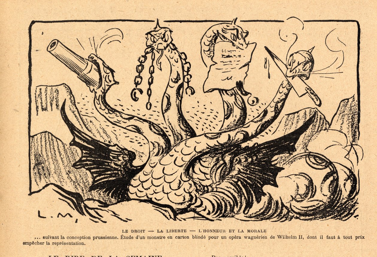 Le Rire rouge, Szatirikus fekete-fehér alkotó: Lucien Metivet