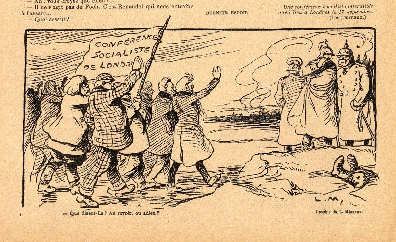 Le Rire rouge, Szatirikus fekete-fehér alkotó: Lucien Metivet