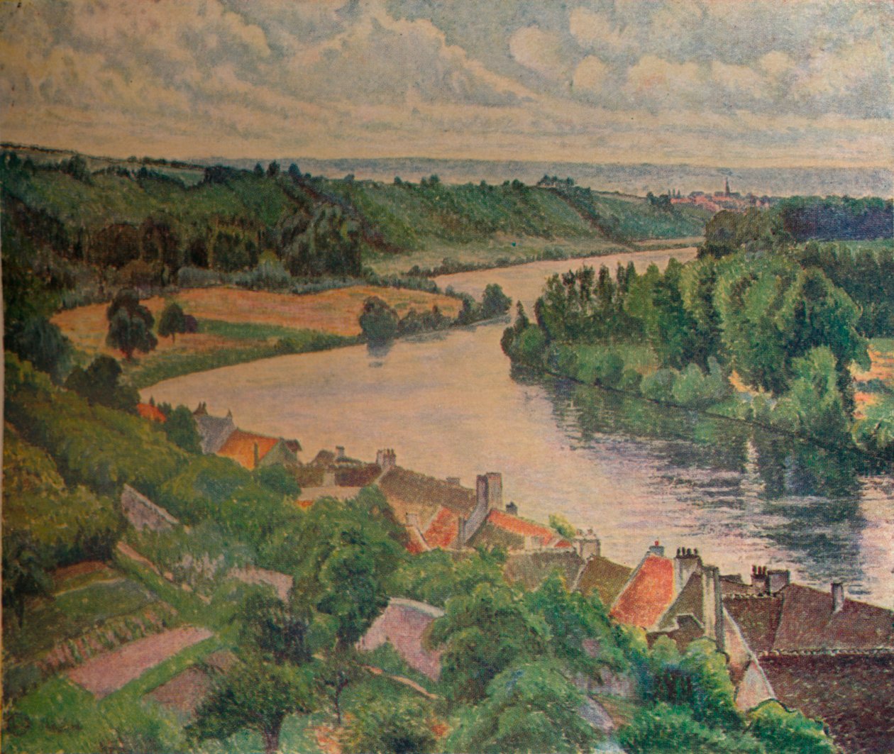 La Frette és Sartrouville, 1924. 1925 alkotó: Lucien Pissaro