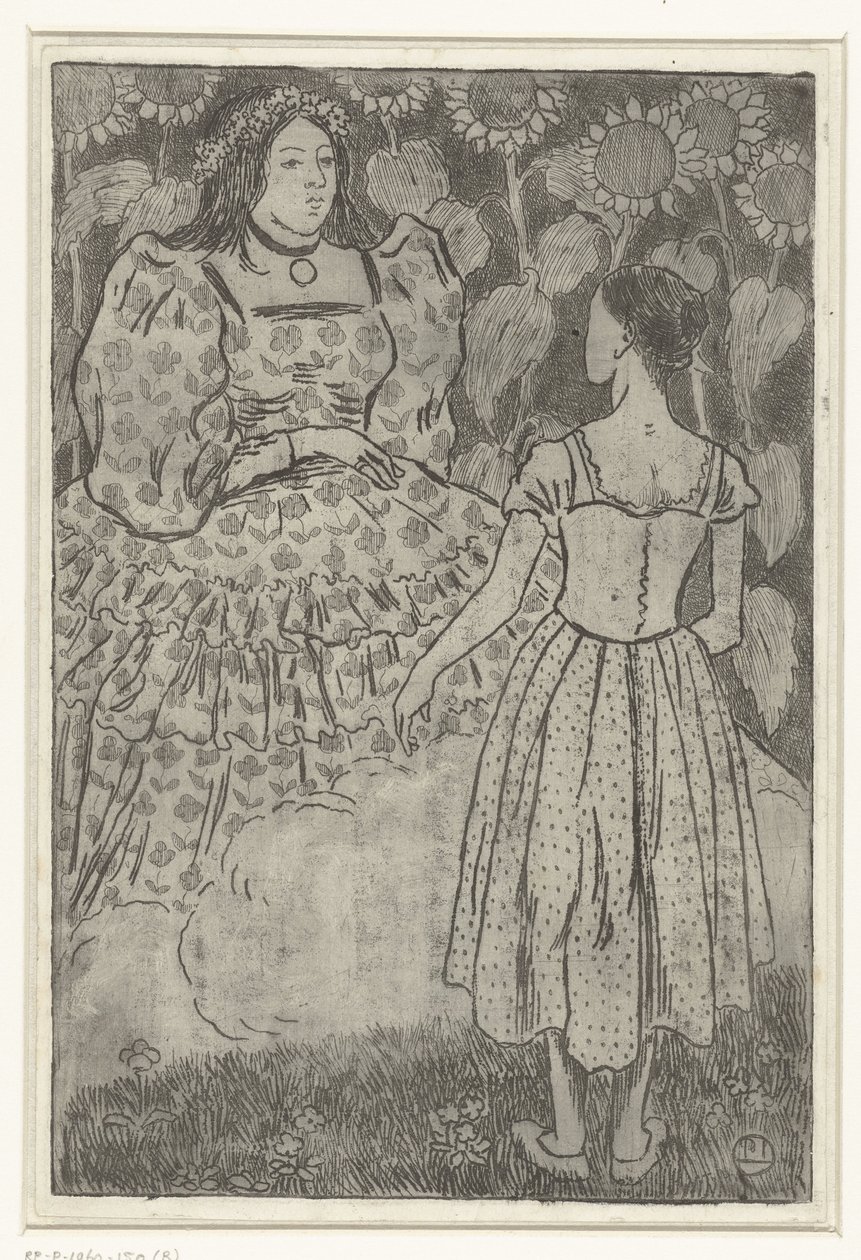 Tündér megjelenik Hamupipőkében alkotó: Lucien Pissarro