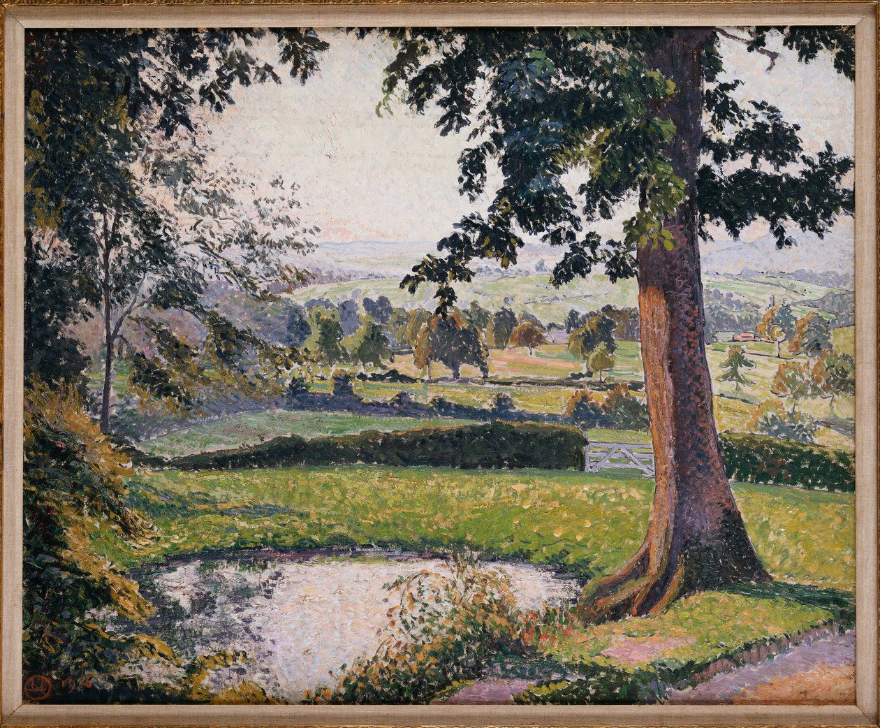 Gunville-tó, Sedgeville alkotó: Lucien Pissarro