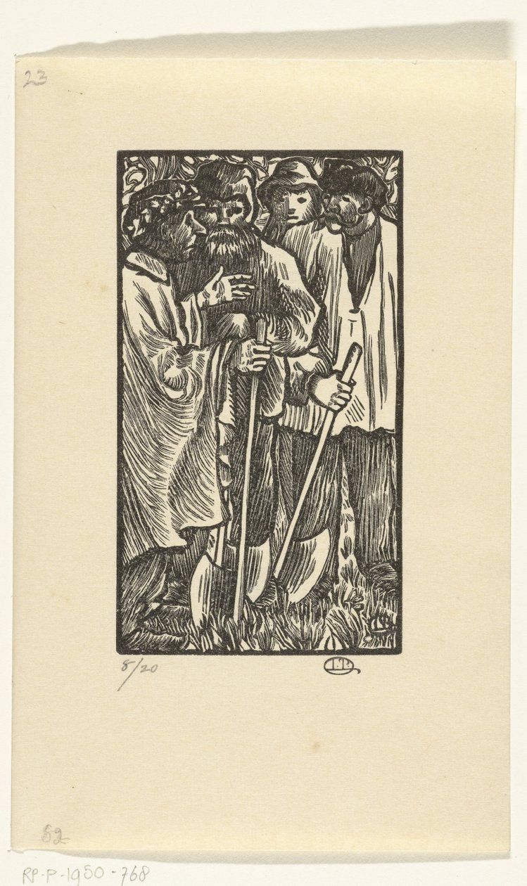 Houthakkerek A favágók alkotó: Lucien Pissarro