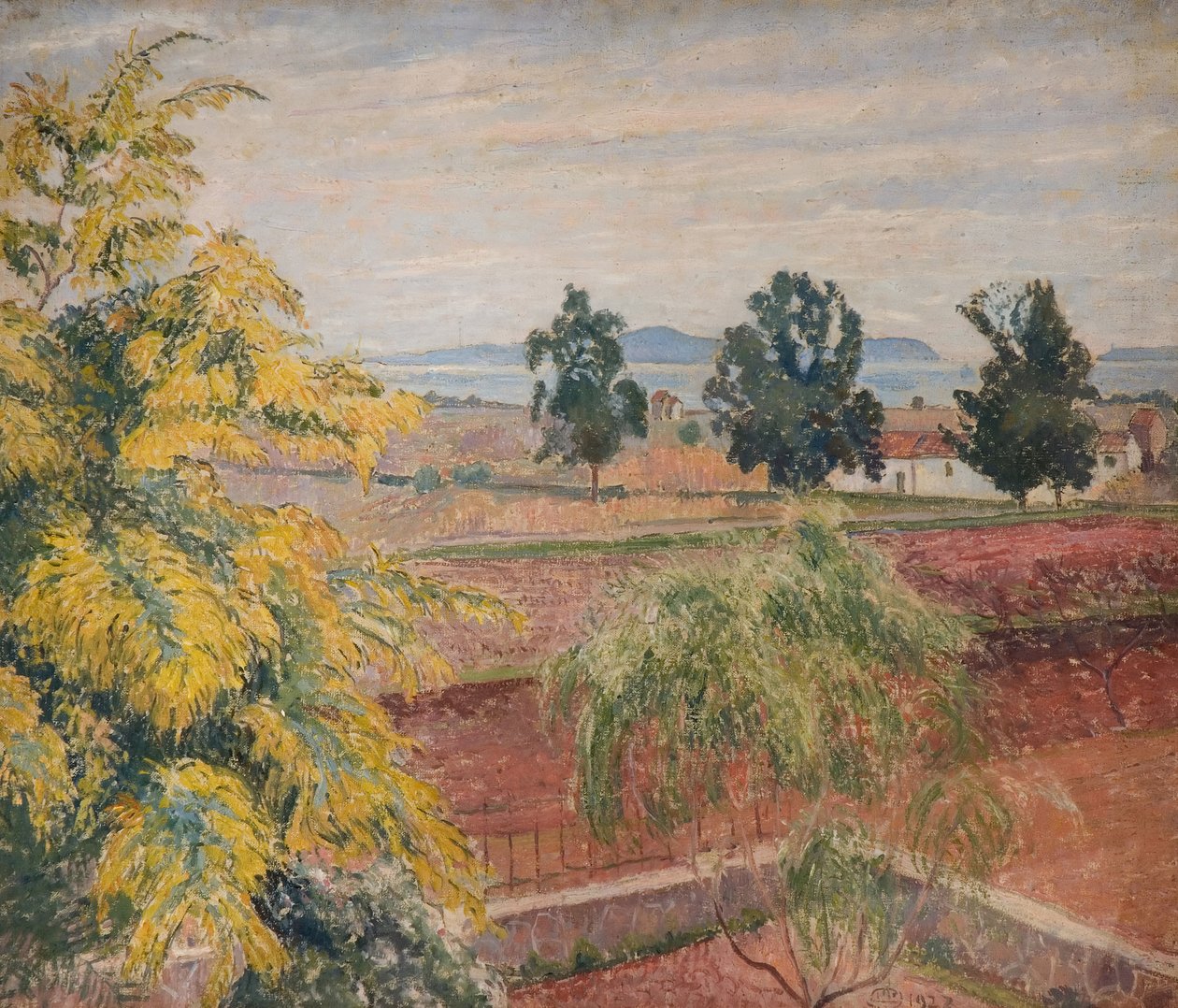 Mimosa Lavendau, 1923. alkotó: Lucien Pissarro