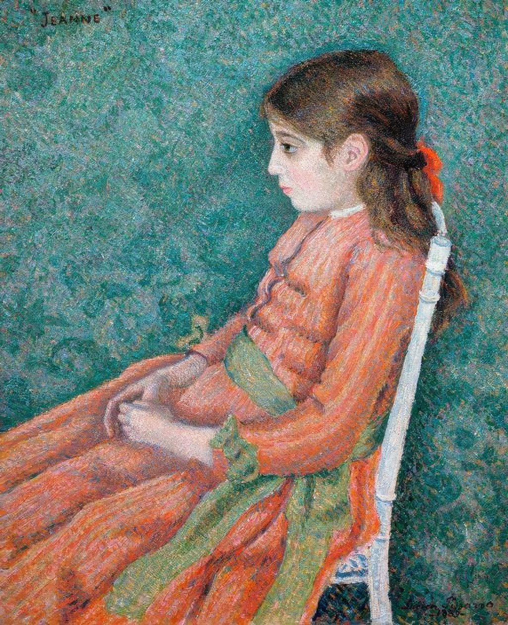 Jeanne portréja alkotó: Lucien Pissarro