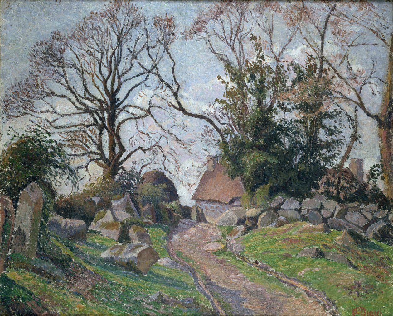 Poulfenc a Riec, 1910 alkotó: Lucien Pissarro