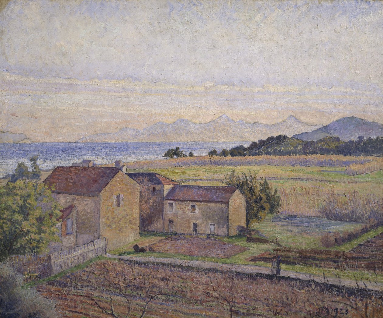 Rade de Bormes alkotó: Lucien Pissarro