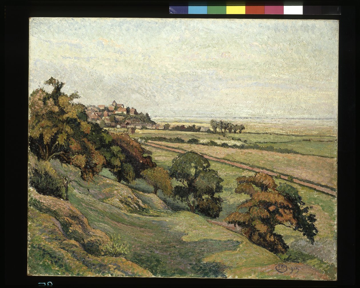 Rye from Cadborough, Sunset (olaj, vászon) alkotó: Lucien Pissarro