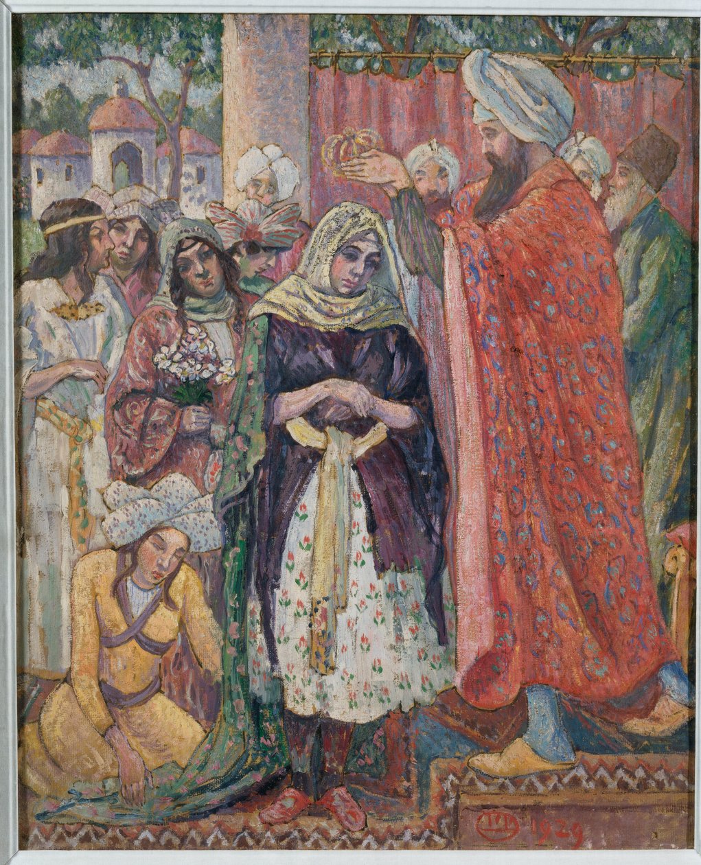 Eszter megkoronázása alkotó: Lucien Pissarro