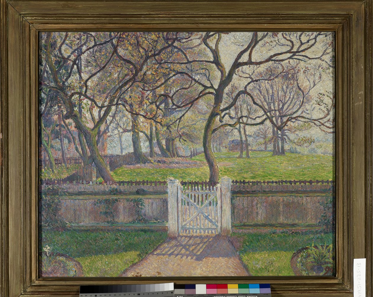 A kertkapu, Epping alkotó: Lucien Pissarro