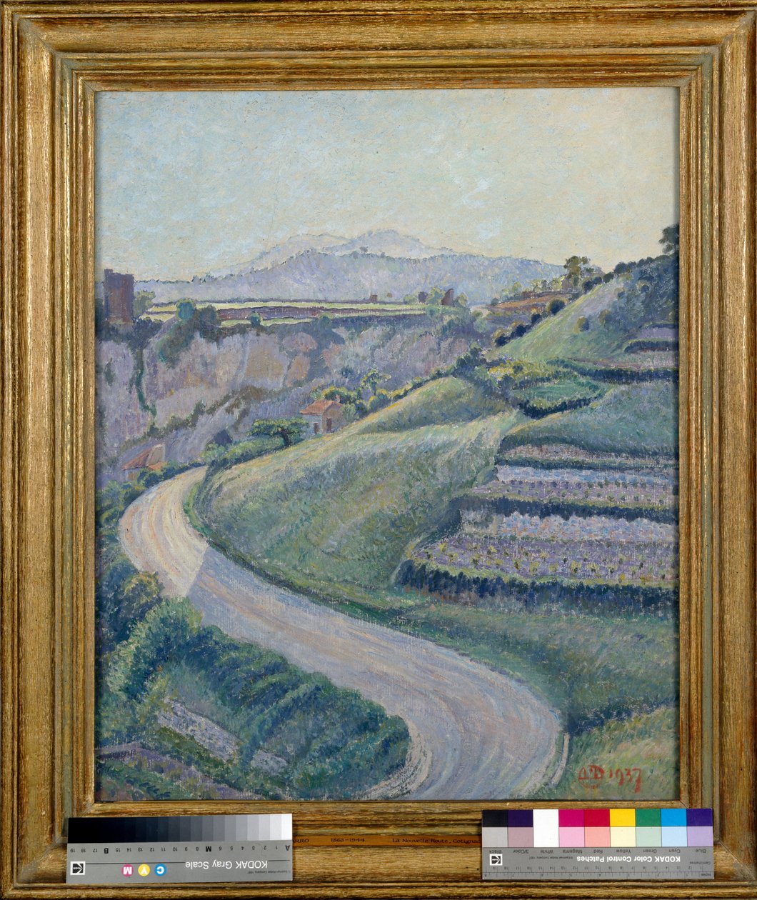 Az új út, Cotignac alkotó: Lucien Pissarro