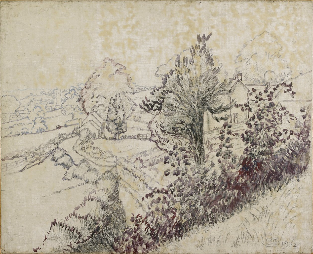 Leintwardine képe, 1932 alkotó: Lucien Pissarro