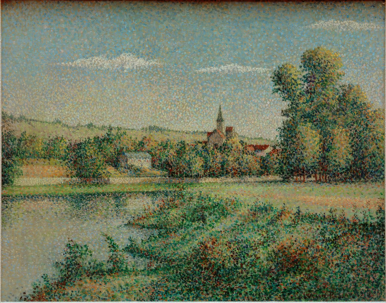 Ile de France falu alkotó: Lucien Pissarro