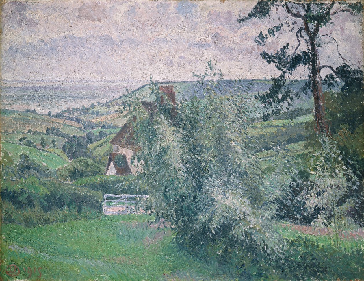Fűzfa, Halastó, Dorset alkotó: Lucien Pissarro