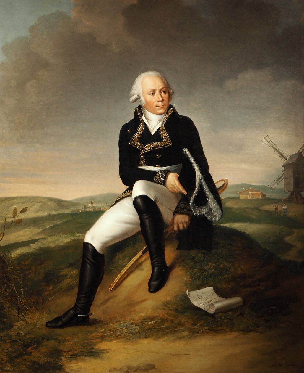 Francois Christophe Kellerman portréja 1735-1820 (olaj, vászon) alkotó: Lucile Fouillon Vachot