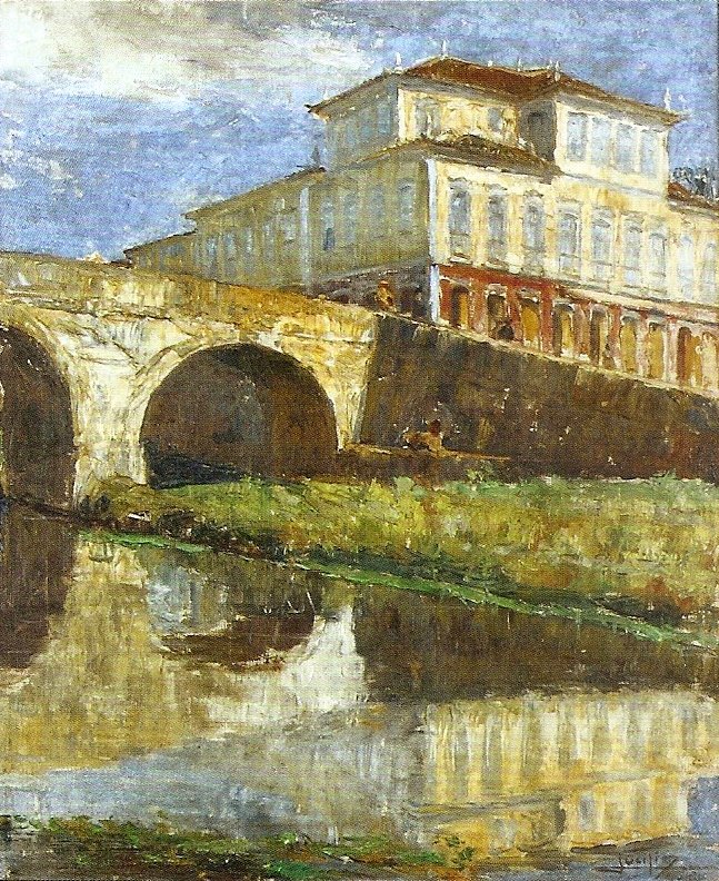 Sao Joao del-Rey kilátása alkotó: Lucilio de Albuquerque