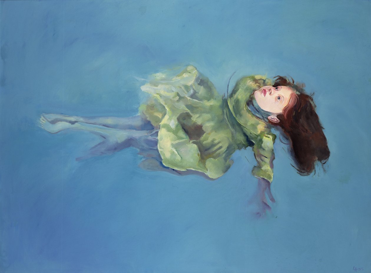 Lebegő lány, 2004 (olaj, vászon) alkotó: Lucinda Arundell