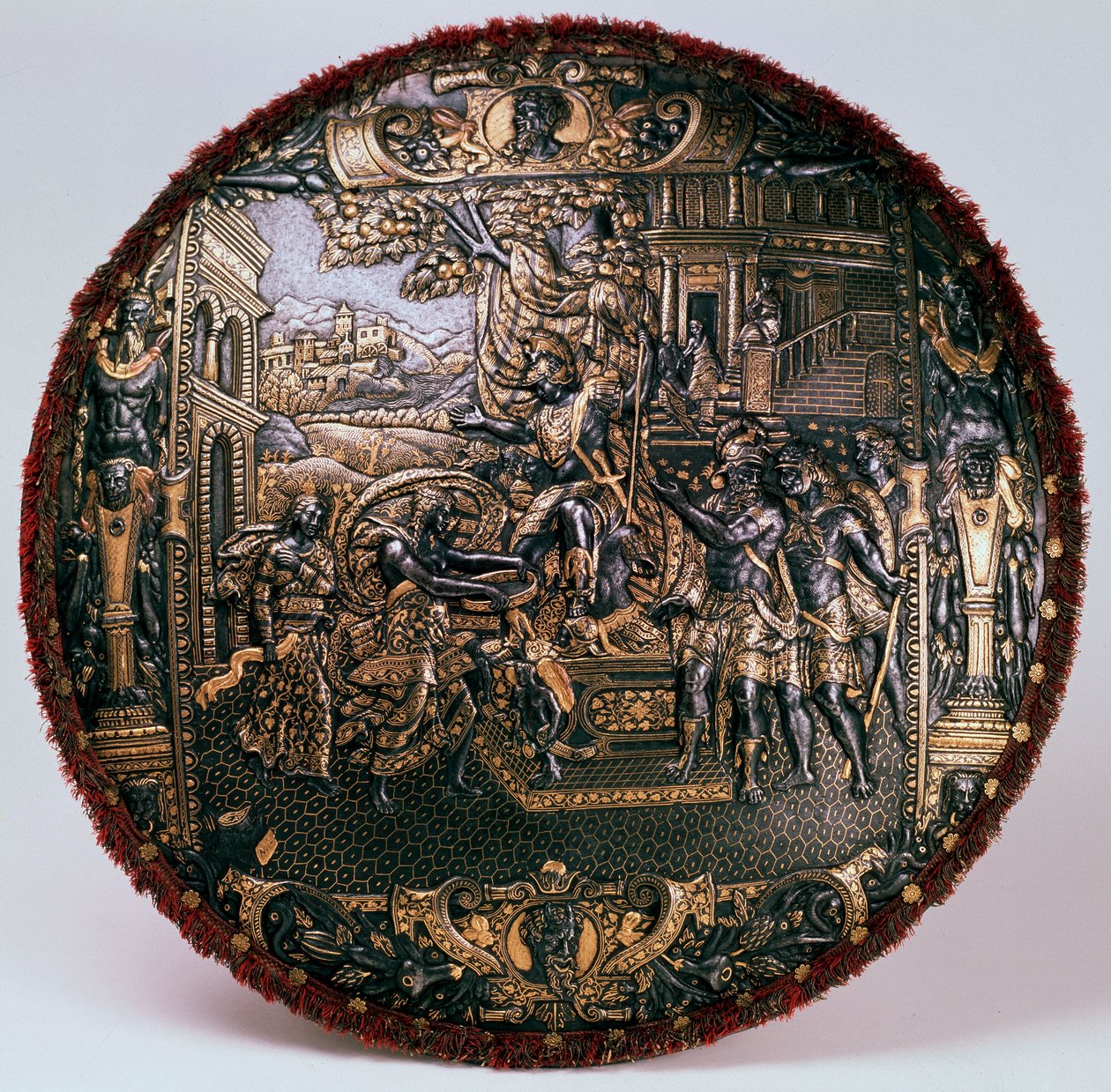 „Parádé pajzs”, c1580. alkotó: Lucio Piccinino