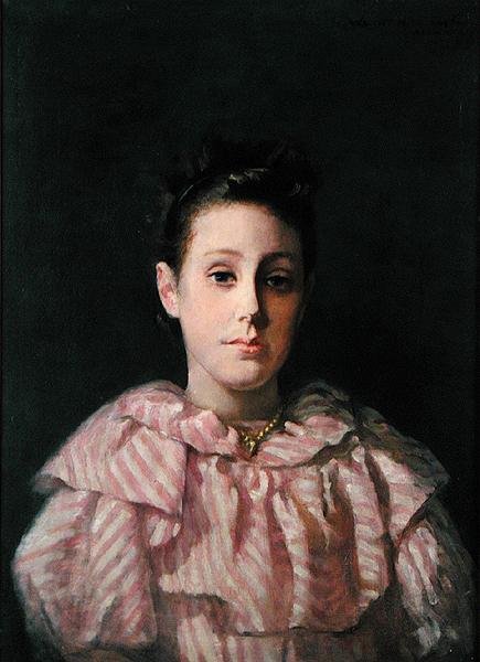 Fiatal lány portréja alkotó: Lucius Wolcott Hitchcock
