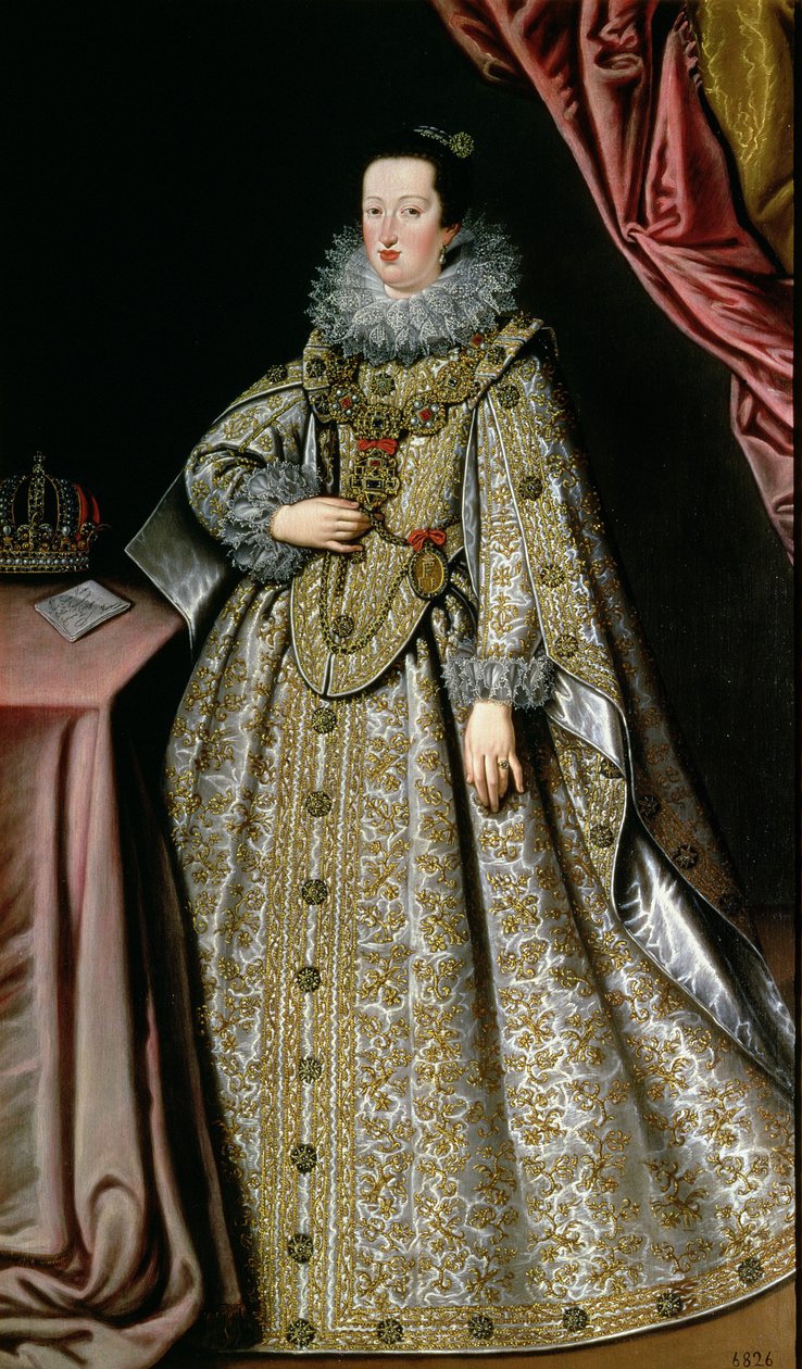 Gonzaga Eleanor (1598-1655), II. Ferdinánd (1578-1637) római római császár felesége, 17. század eleje alkotó: Lucrina Fetti