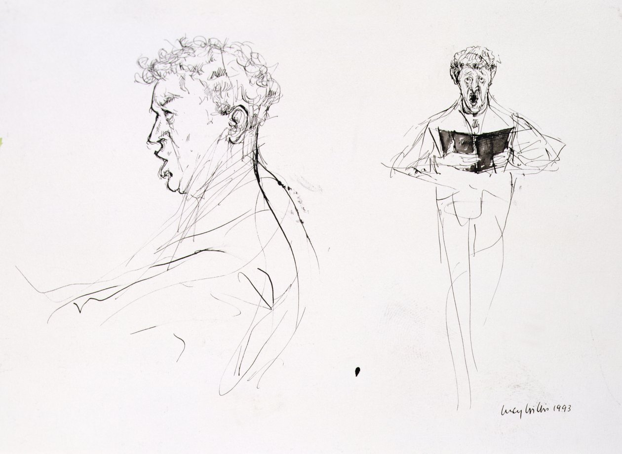 Bariton, 1993 (toll, tinta és wc) alkotó: Lucy Willis