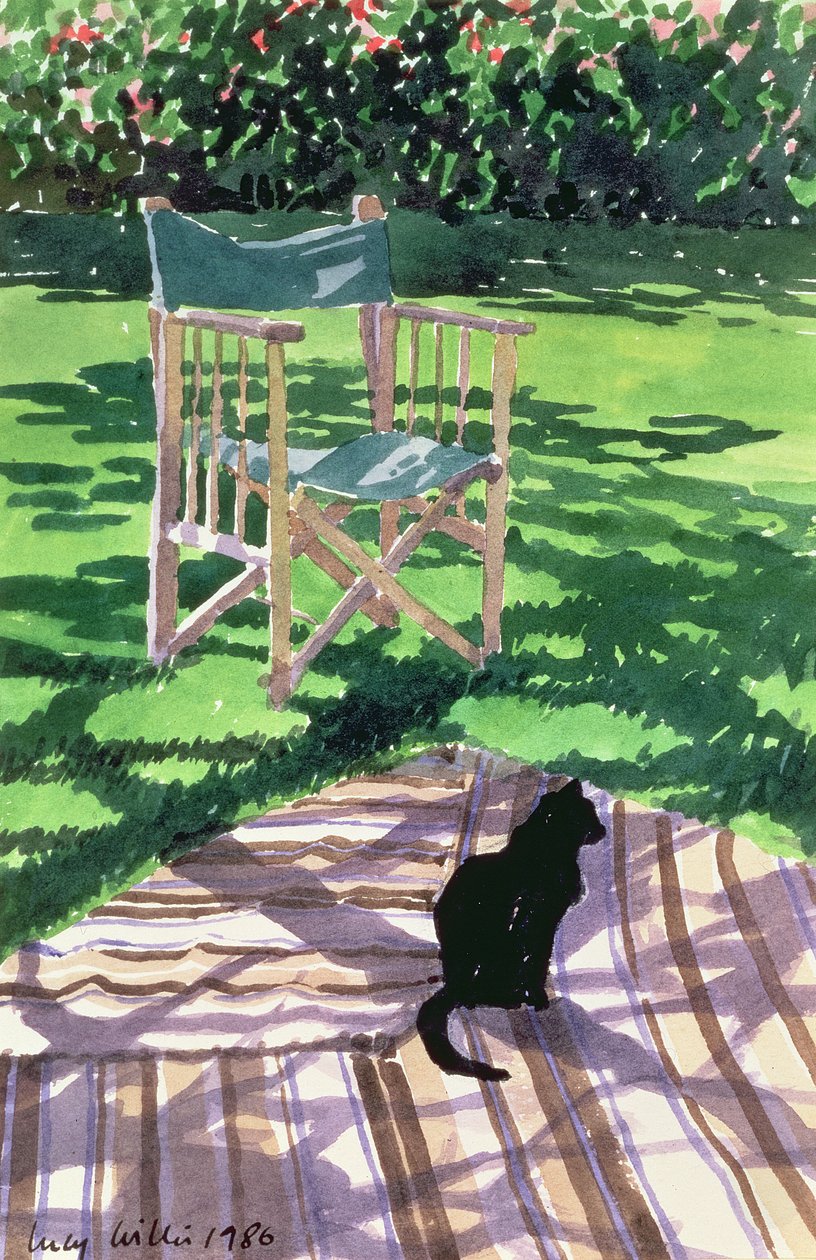 Fekete macska és pettyes, 1986 alkotó: Lucy Willis