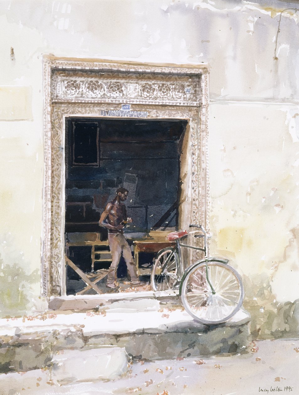 Dark Interior, Zanzibar, 1995 (wc papíron) alkotó: Lucy Willis