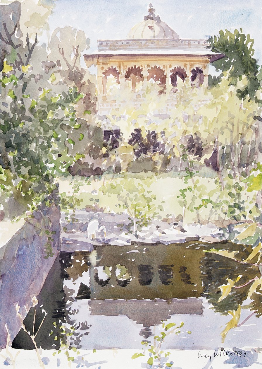 Forgotten Palace, Udaipur, 1999 (wc papíron) alkotó: Lucy Willis