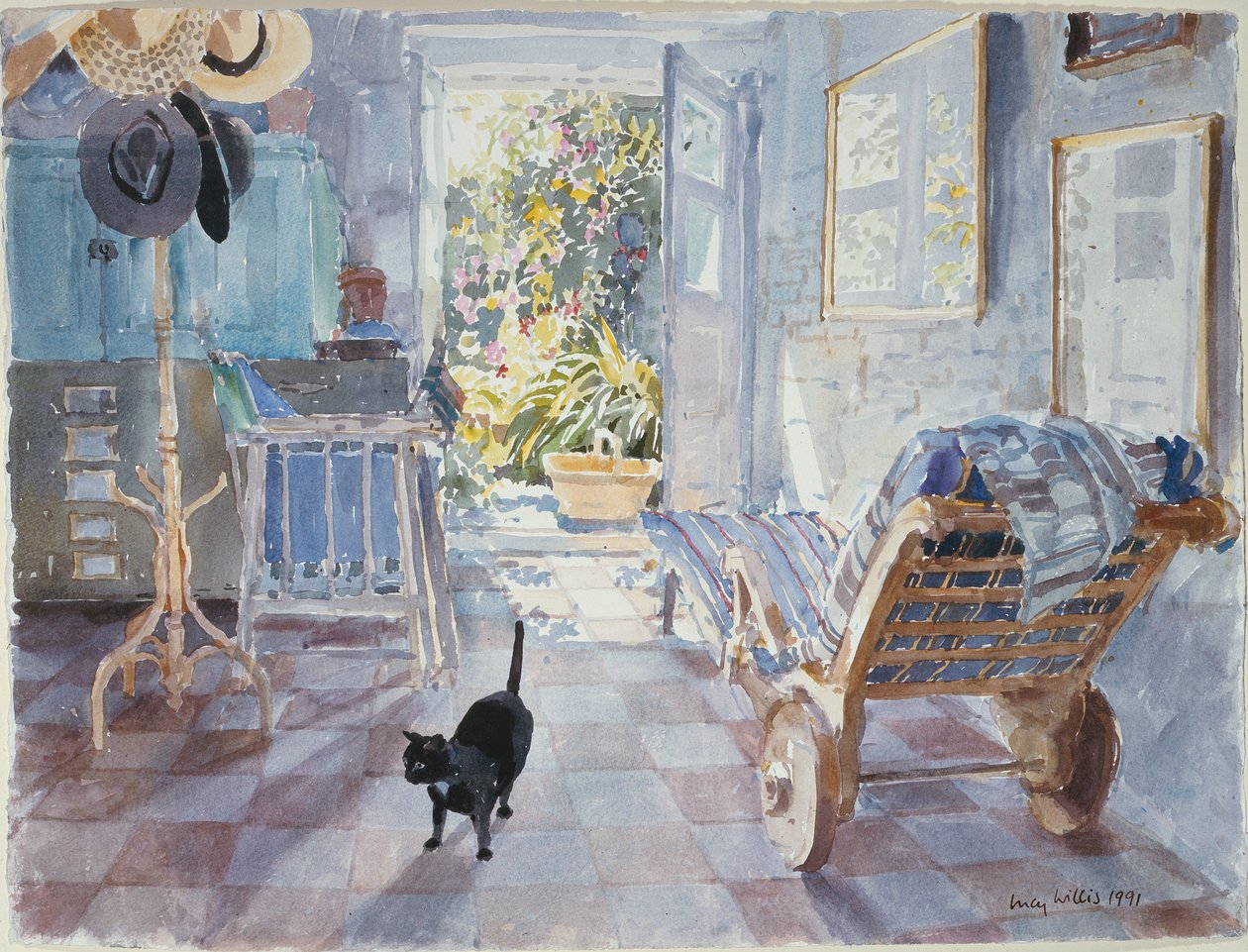 Inside Looking Out, 1991 (wc papíron) alkotó: Lucy Willis