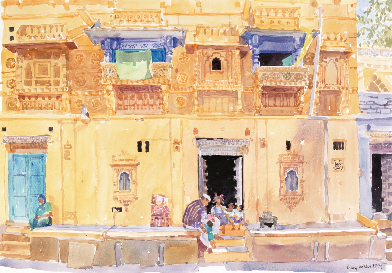 Jaisalmer, 1999 (wc papíron) alkotó: Lucy Willis