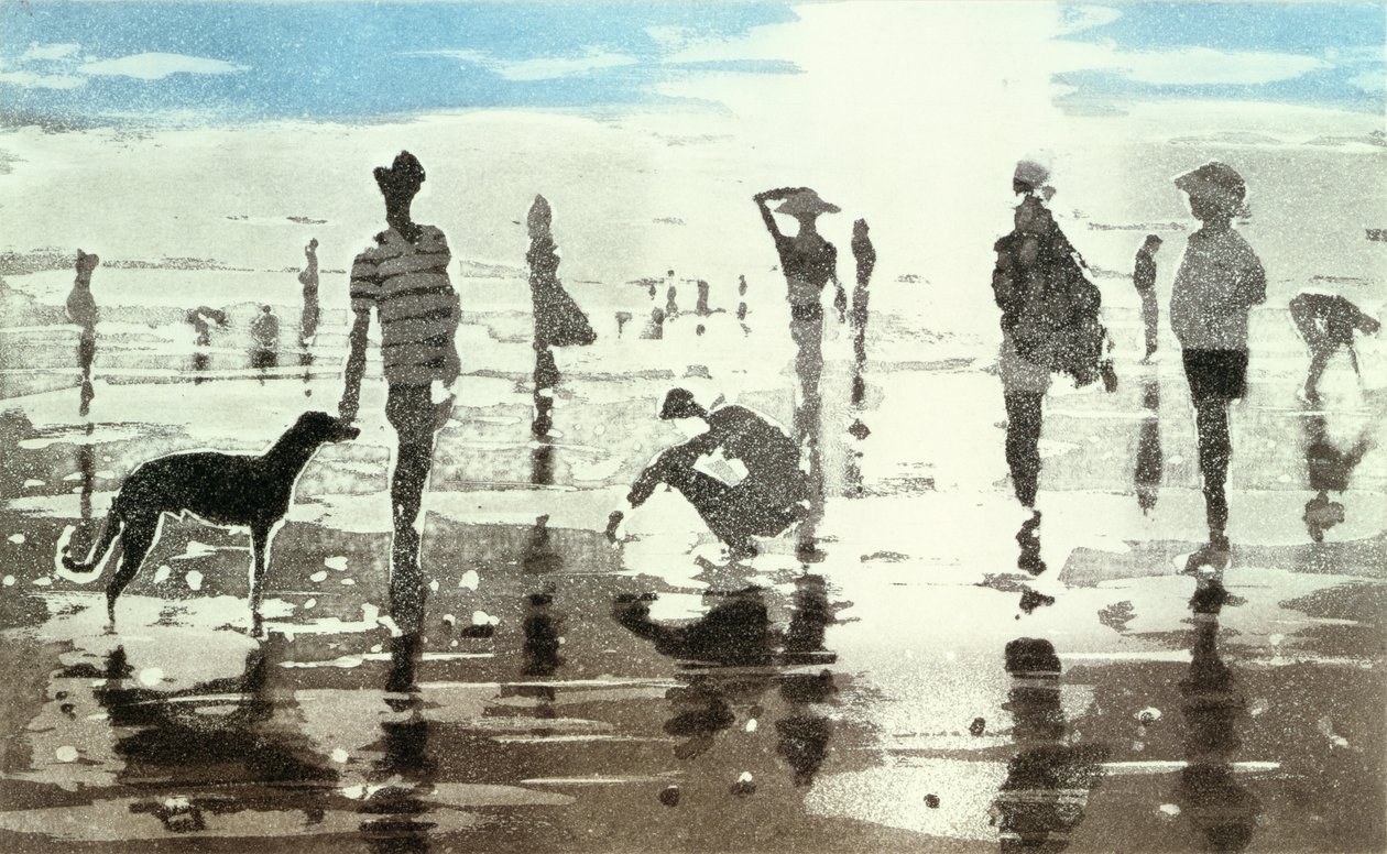 Kenneggy, Cornwall, 1988 (színes akvatinta) alkotó: Lucy Willis