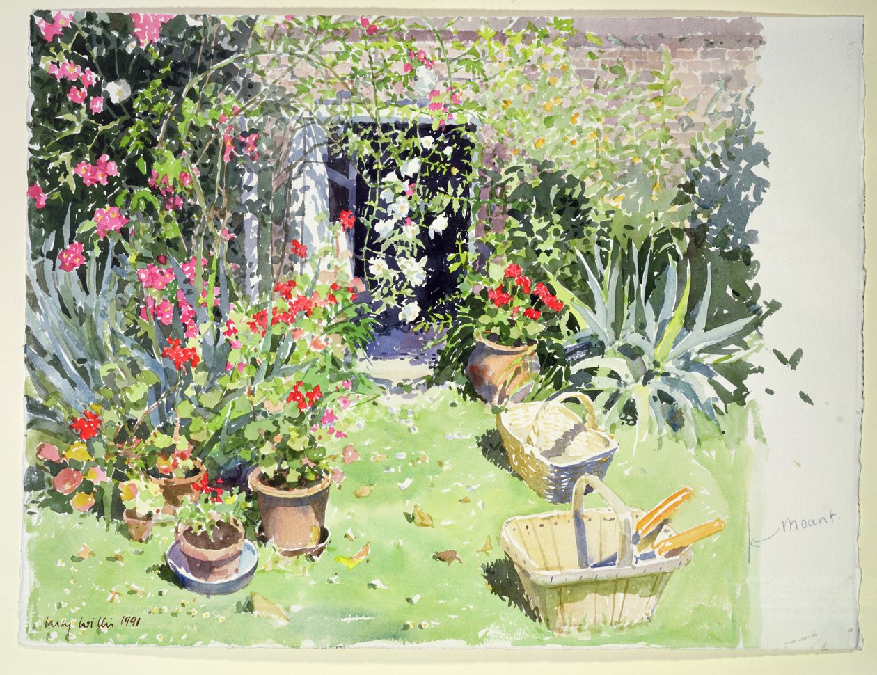 Outside Looking In, 1991 (wc papíron) alkotó: Lucy Willis