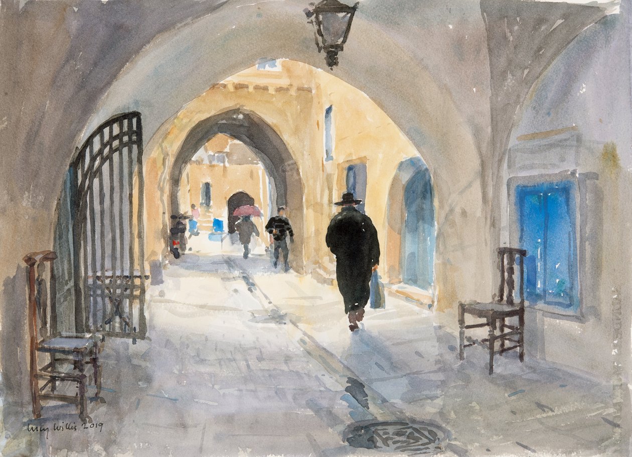 Going Home, Habad Street, Jeruzsálem, 2019 (papír nélkül) alkotó: Lucy Willis
