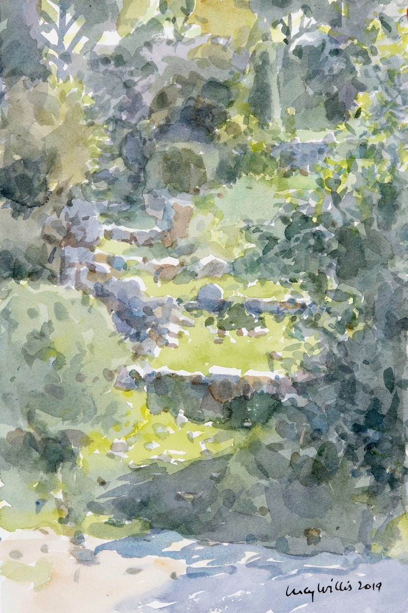 Hillside Steps, Ein Kerem, Izrael, 2019 (papír nélkül) alkotó: Lucy Willis
