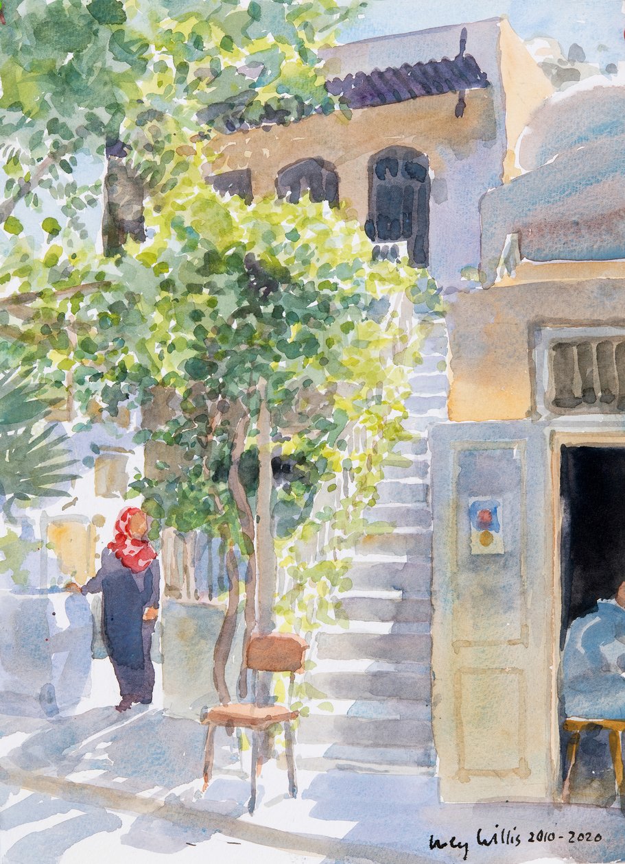 Steps by The Citadel, Aleppo, Szíria, 2019 (papír nélkül) alkotó: Lucy Willis