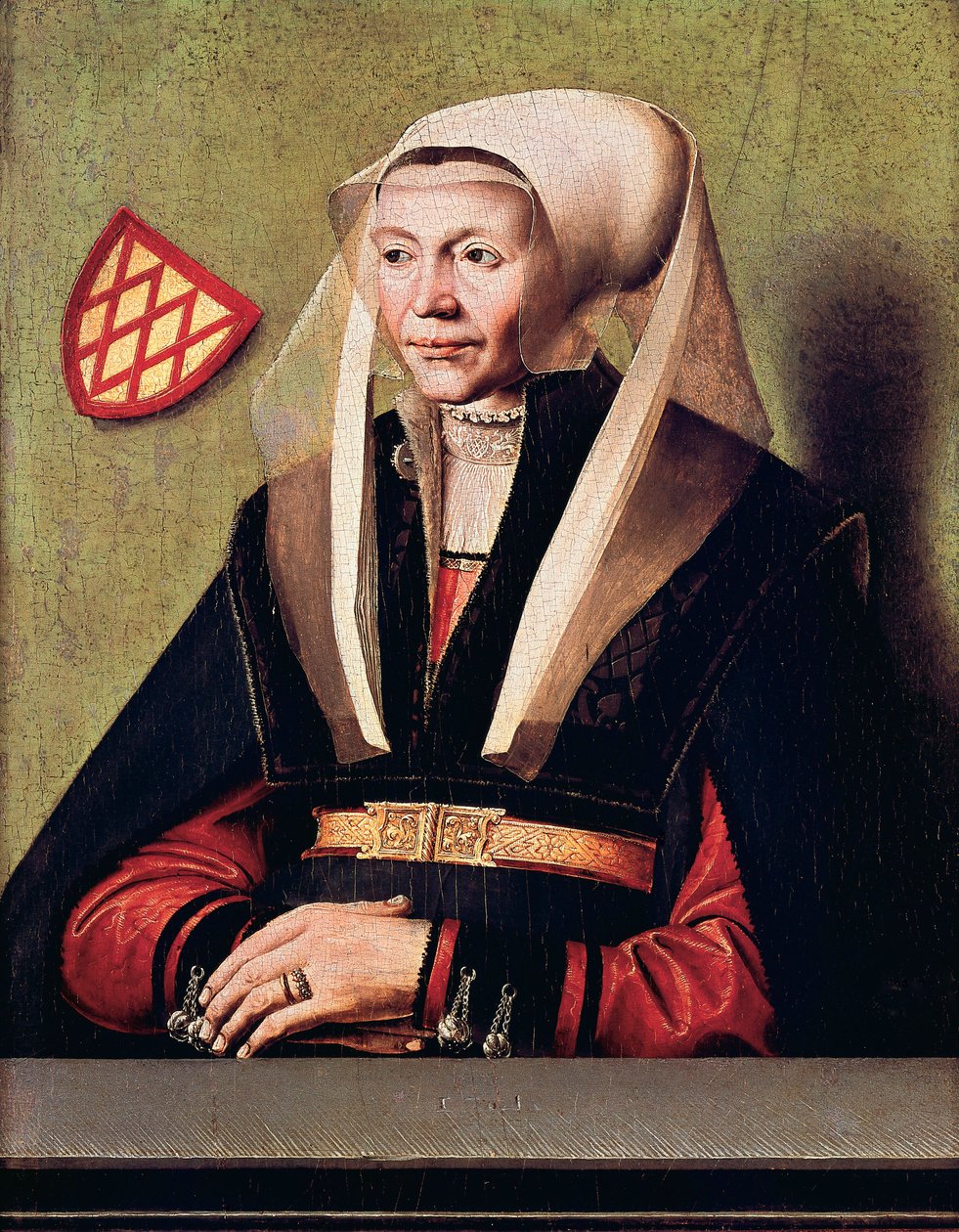 A művész feleségének portréja alkotó: Ludger the Elder tom Ring