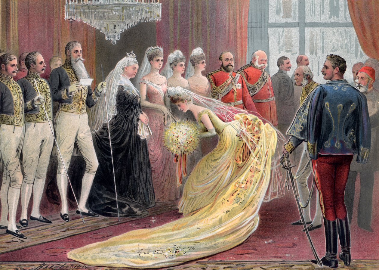Jubileumi szalon, 1887. alkotó: Ludlow