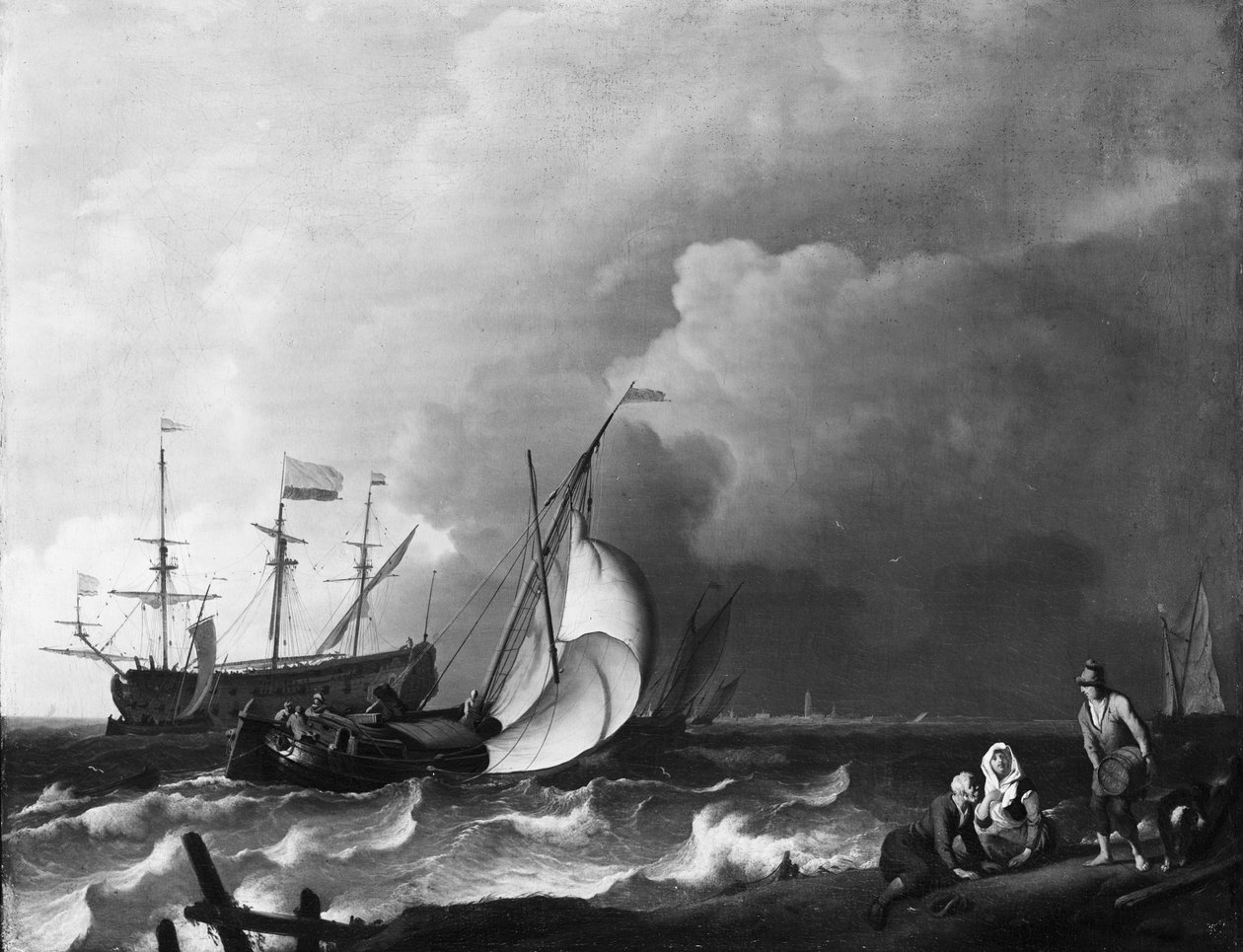 Durva tenger alkotó: Ludolf Bakhuizen