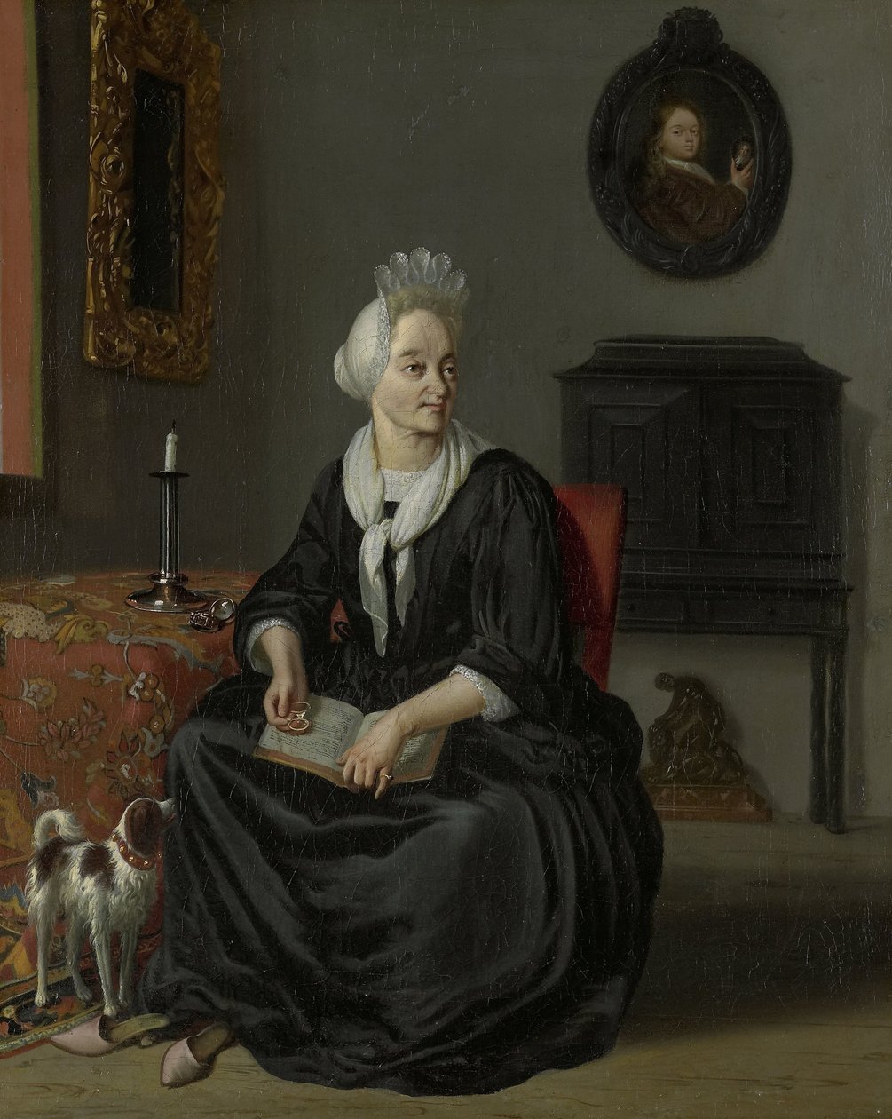 Anna de Hooghe (1645-1717). A festő negyedik felesége alkotó: Ludolf Bakhuysen