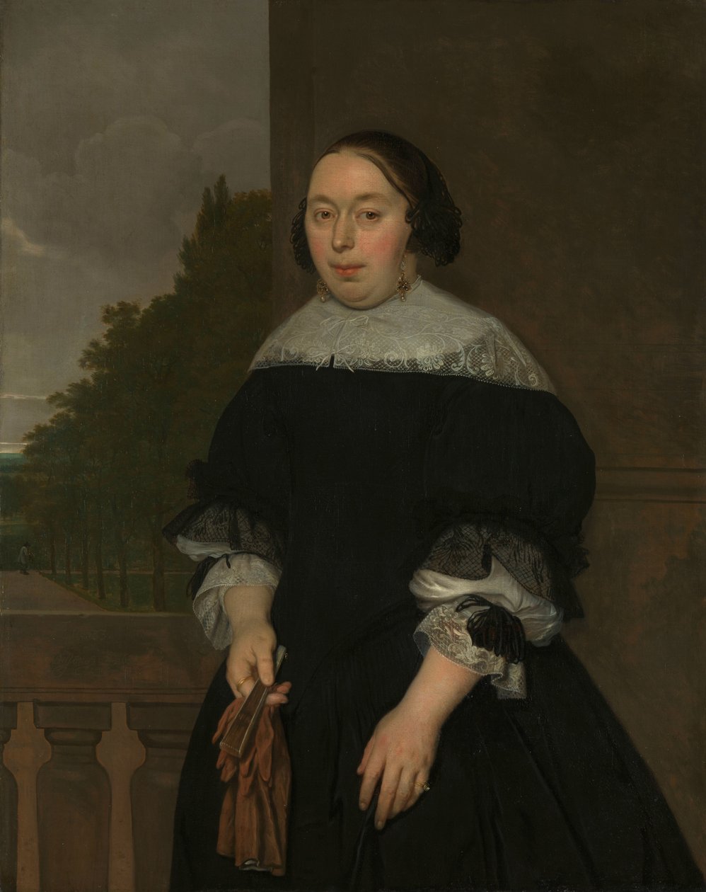 Aletta van Ravensberg (1635-77), Jan van Nes felesége alkotó: Ludolf de Jongh