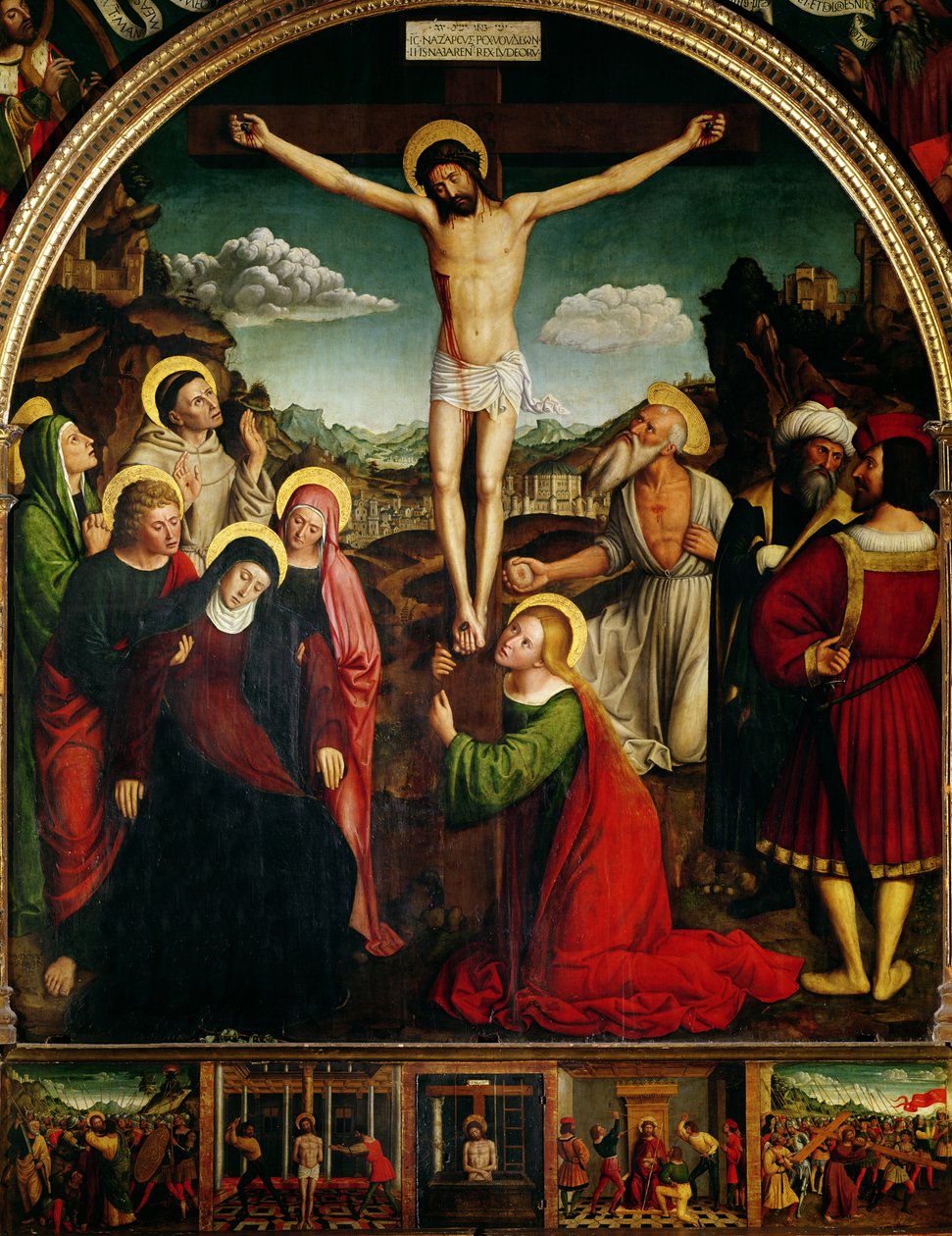 Keresztre feszítés alkotó: Ludovico Brea
