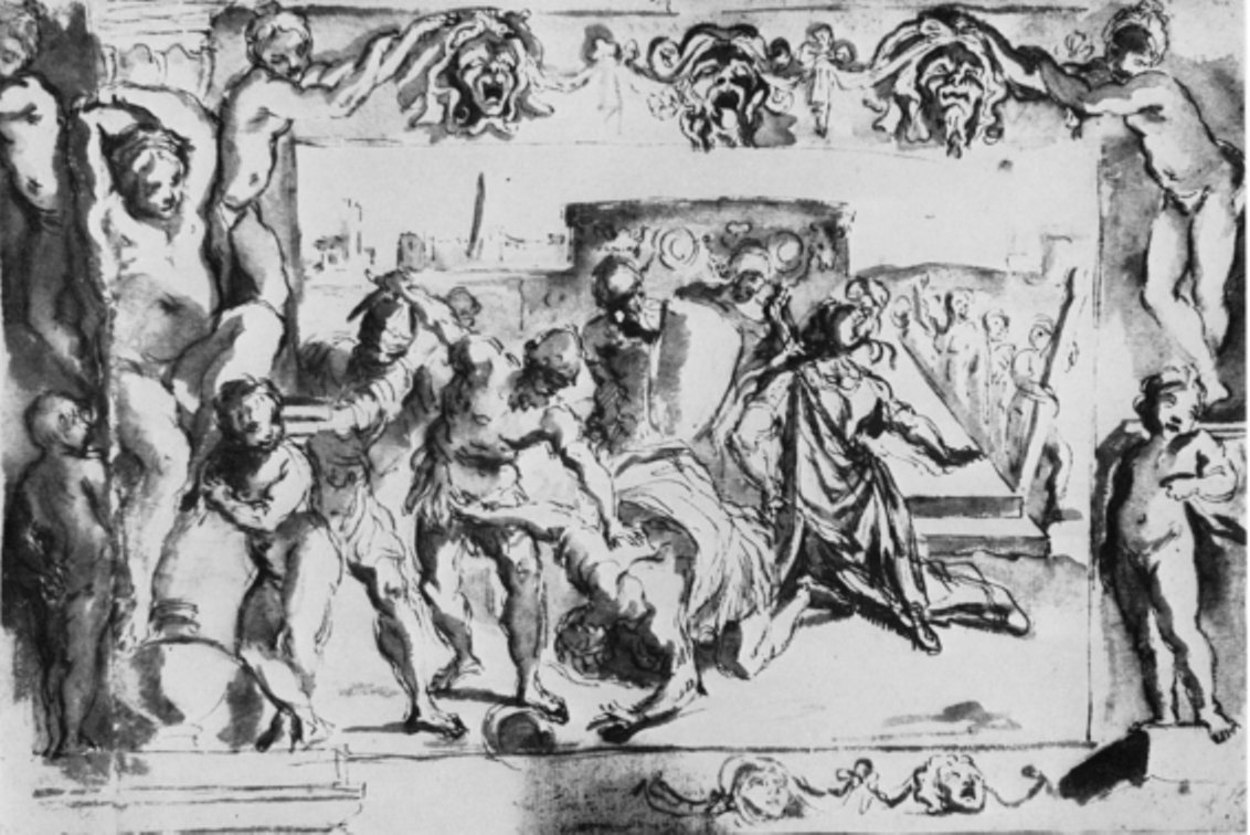 Tito Tazio halála alkotó: Ludovico Carracci