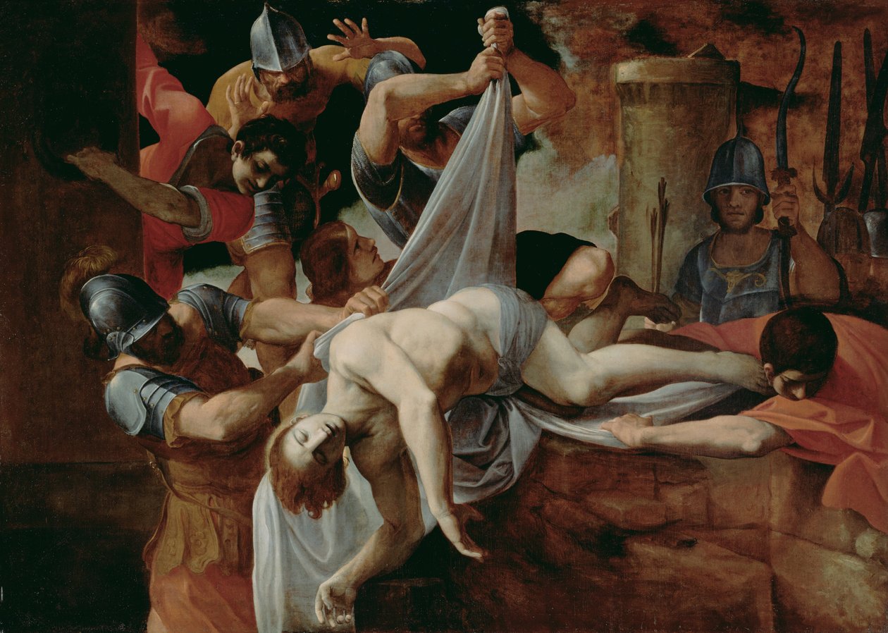 Szent Sebestyén a Cloaca Maxima-ba dobva alkotó: Ludovico Carracci