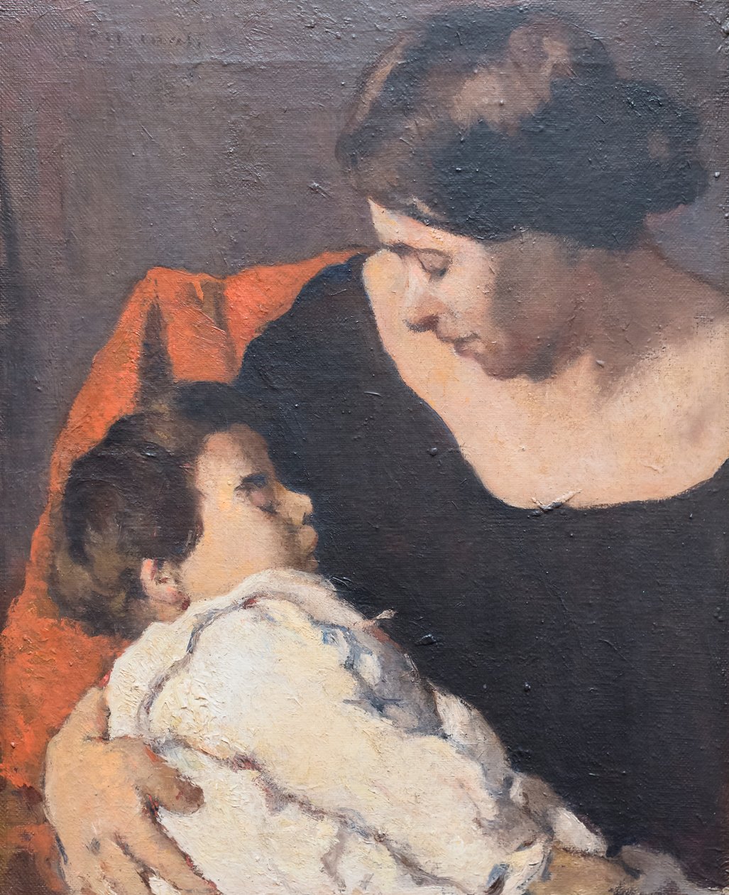 Nő gyermekkel alkotó: Ludovico (1866 1941) Tommasi