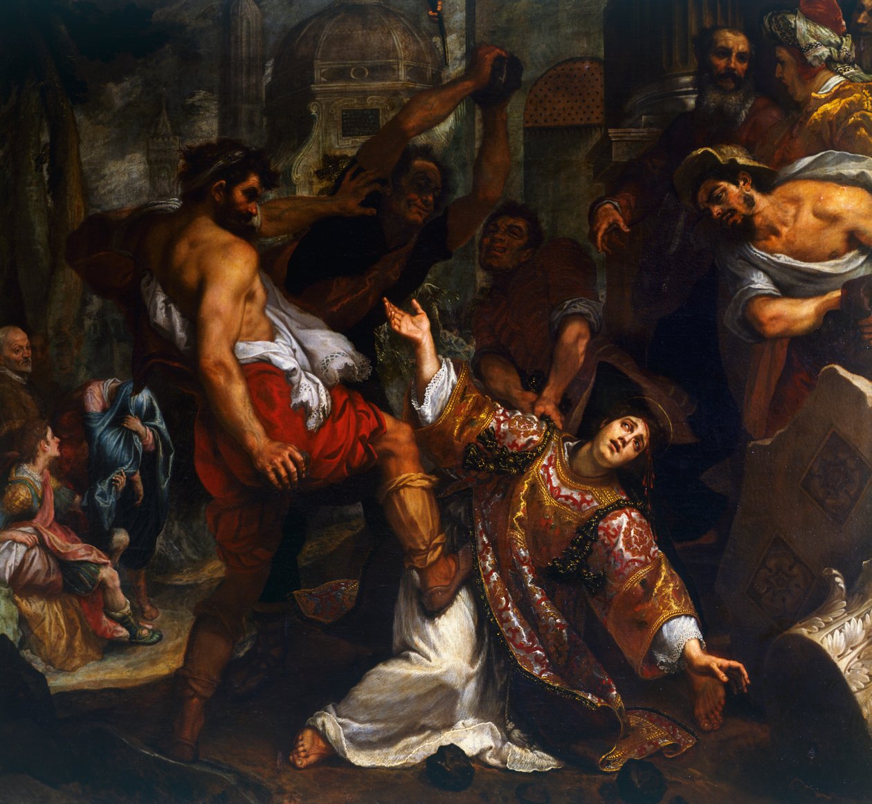Szent István mártíromsága, Ludovico Cardi il Cigoli (1559-1613) festménye. alkotó: Ludovico Cardi