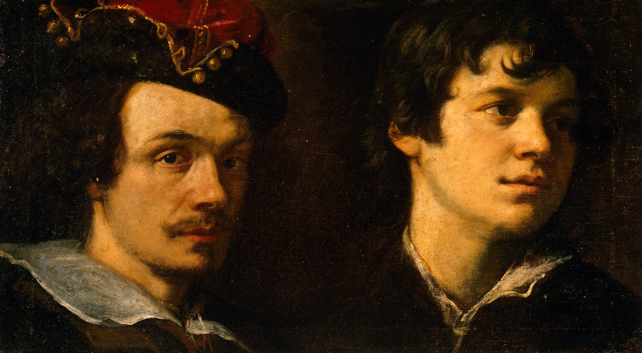 Két fej, Ludovico Cardi il Cigoli (1559-1613) festménye. alkotó: Ludovico Cardi