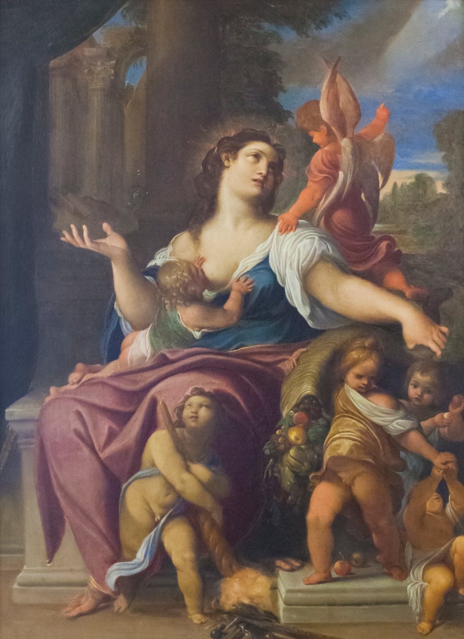 Jótékonysági (olaj, vászon) alkotó: Ludovico Carracci