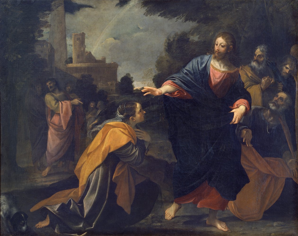 Krisztus és a kánaáni nő alkotó: Ludovico Carracci