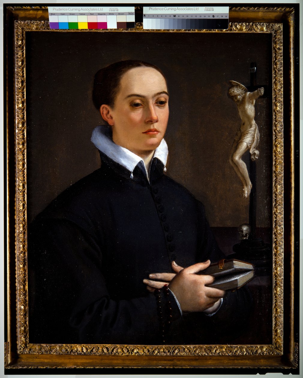 Hölgy feszülettel alkotó: Ludovico Carracci