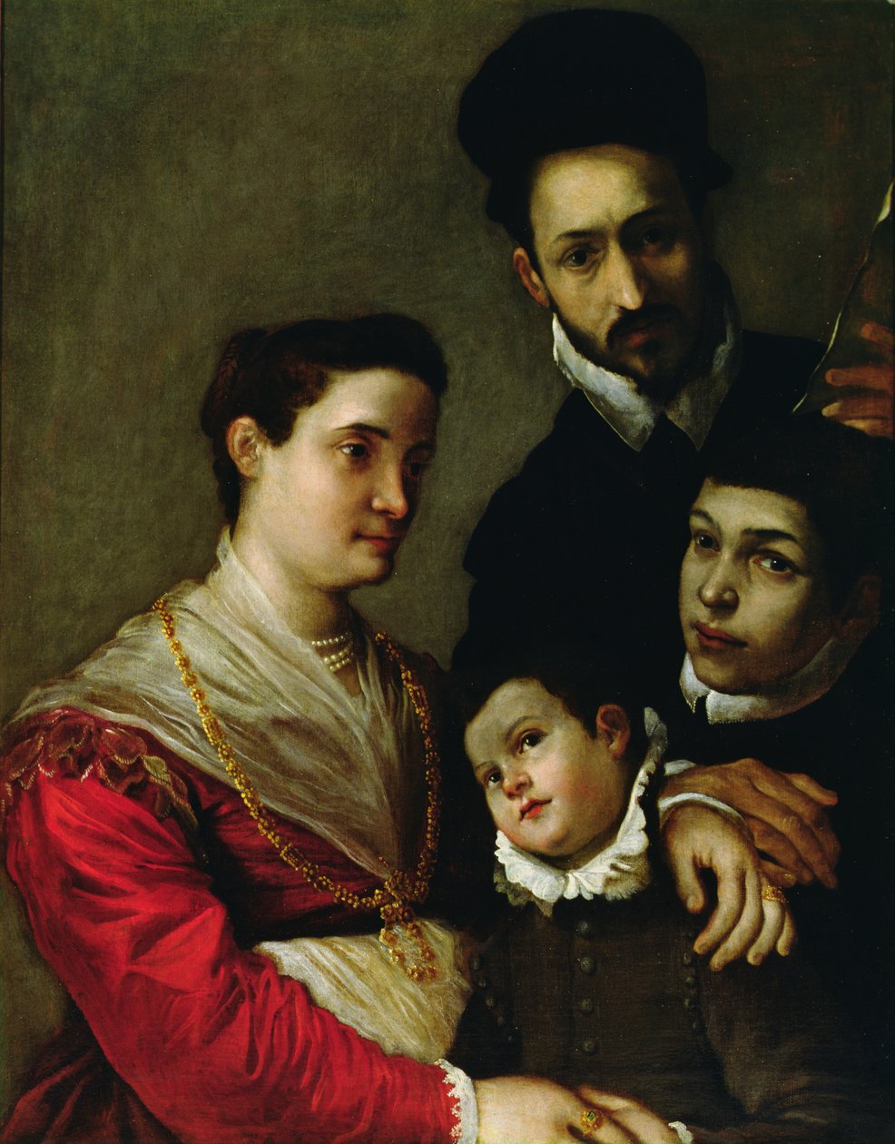 A Tacconi család portréja (olaj, vászon) alkotó: Ludovico Carracci