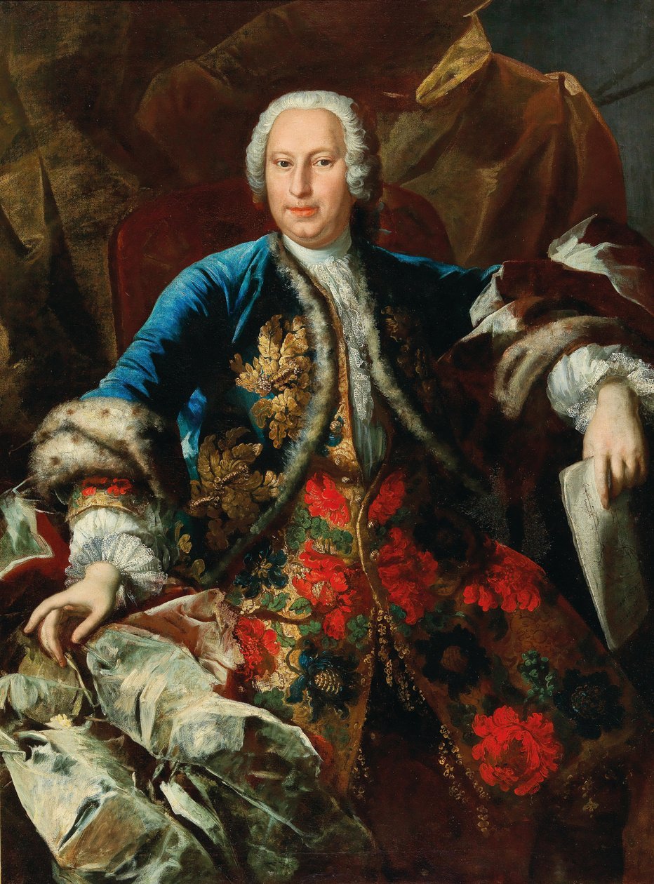 Pietro Torri zeneszerző portréja kb. 1650-1737, 1735 körül. alkotó: Ludovico Stern